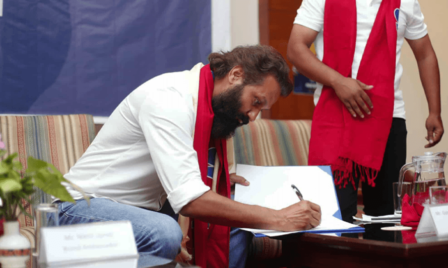 निखिल उप्रेती बने नेपाल स्ट्रिट प्रिमियर लिगको ब्राण्ड एम्बासडर