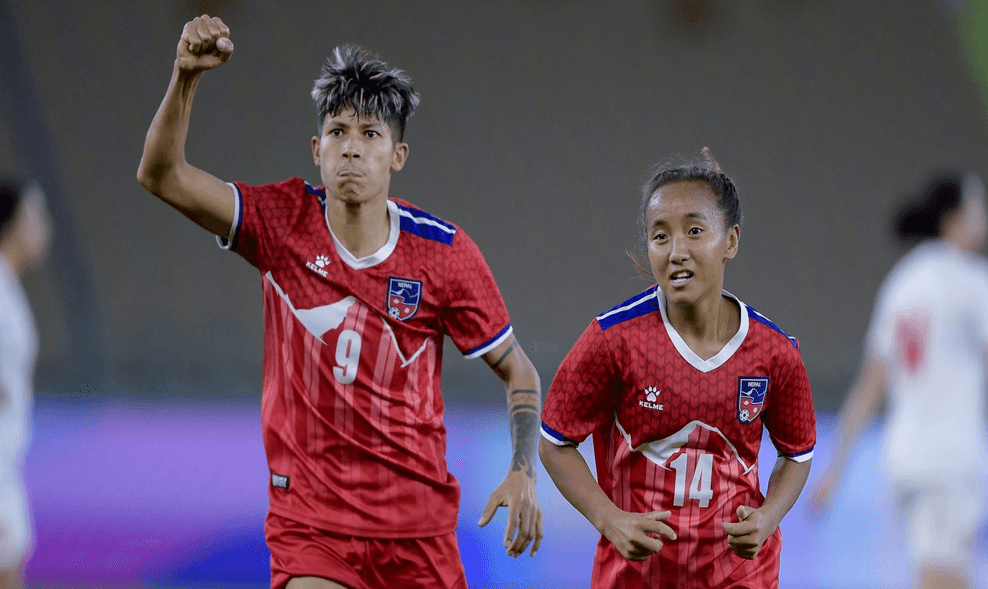 “नेपाल महिला फुटबल टिमको श्रीलंकामाथि ऐतिहासिक ७–० को जित”