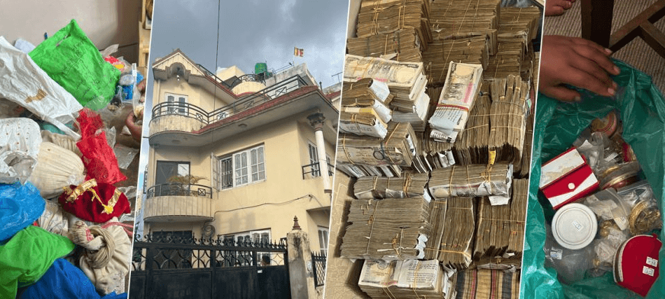 काठमाडौं गोंगबुमा आफ्नै घरभित्र करिब चार करोडसहित ७७ वर्षीय श्रेष्ठ पक्राउ