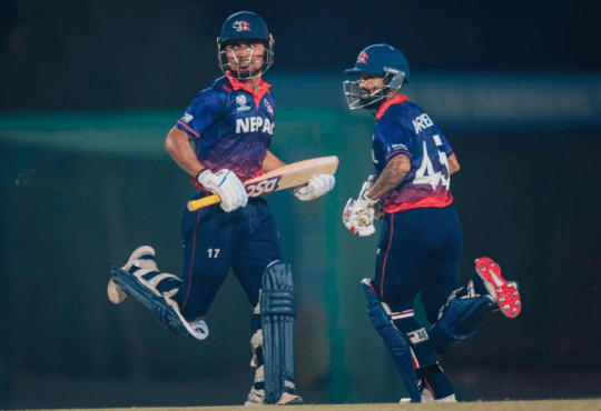 सन्दीप लामिछानेको ५ विकेटमा नेपालले कतारमाथि ५ रनको रोमाञ्चक जित